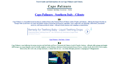 Desktop Screenshot of capopalinuro.com